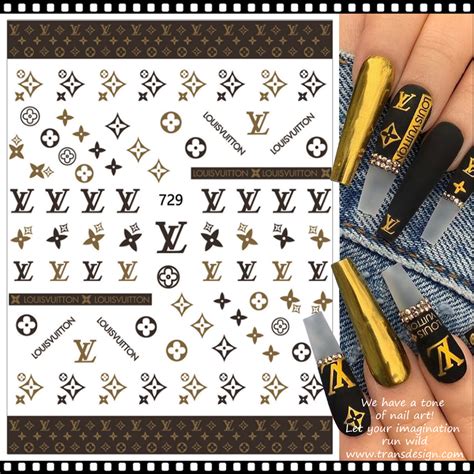 nail tips louis vuitton|louis vuitton nail transfer foil.